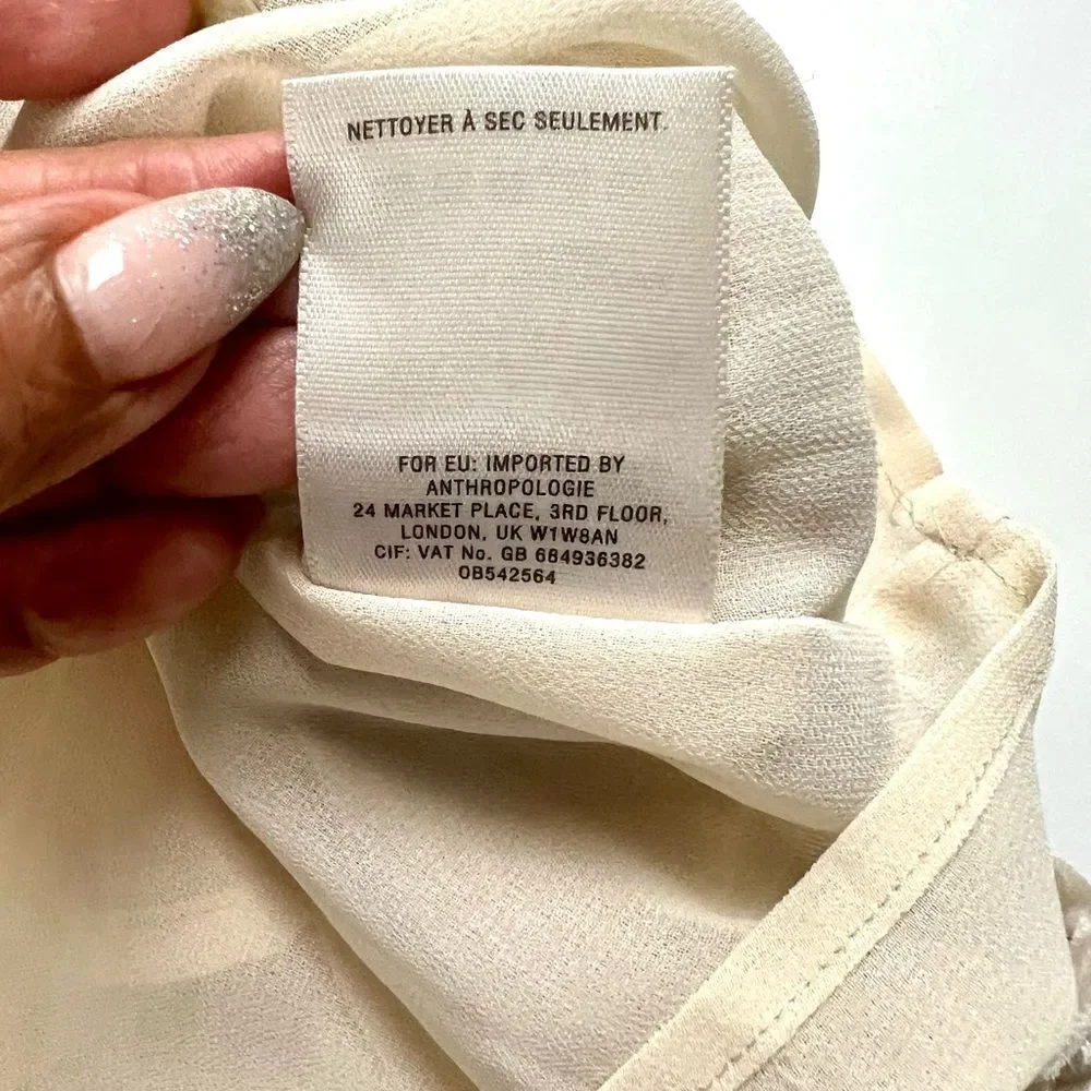 Anthropologie Floreat Crushed Velvet Dress